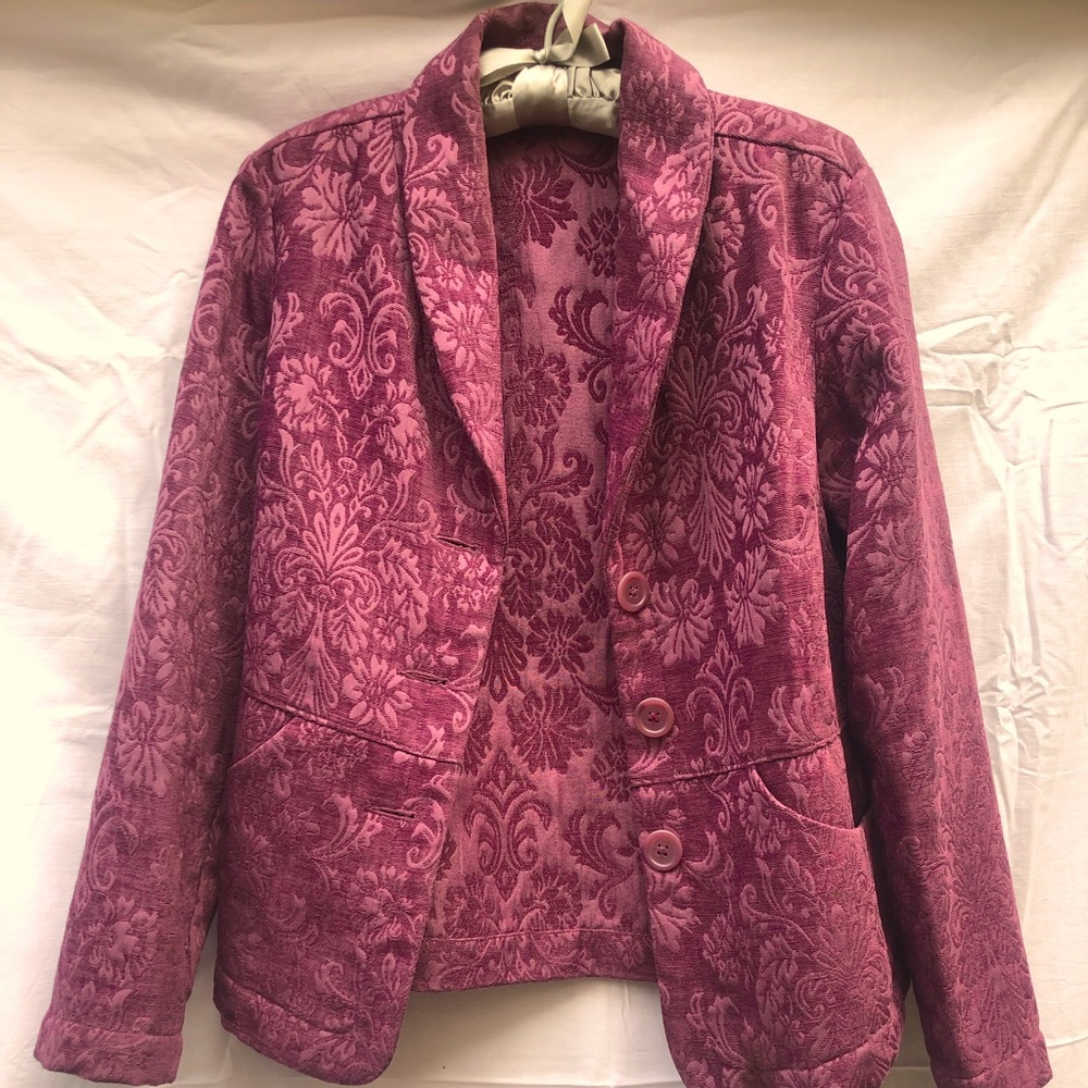Brocade jacket, Rose Colored